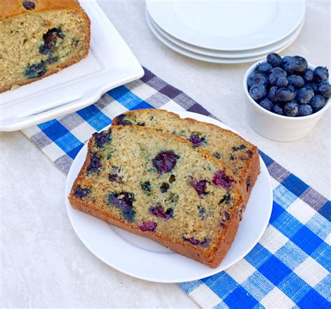 Blueberry Banana Bread .